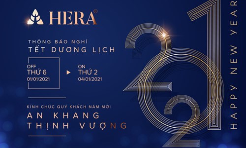 THÔNG BÁO NGHỈ TẾT DƯƠNG LỊCH 2021