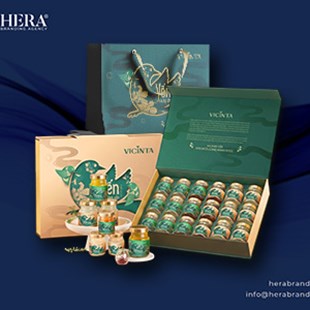 Thiết Kế Bao Bì Cao Cấp Cho VINCITA – Bộ Bao Bì Yến Tết 2026